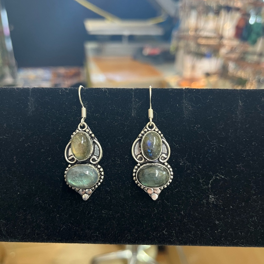 Labaradorit earring earring women style